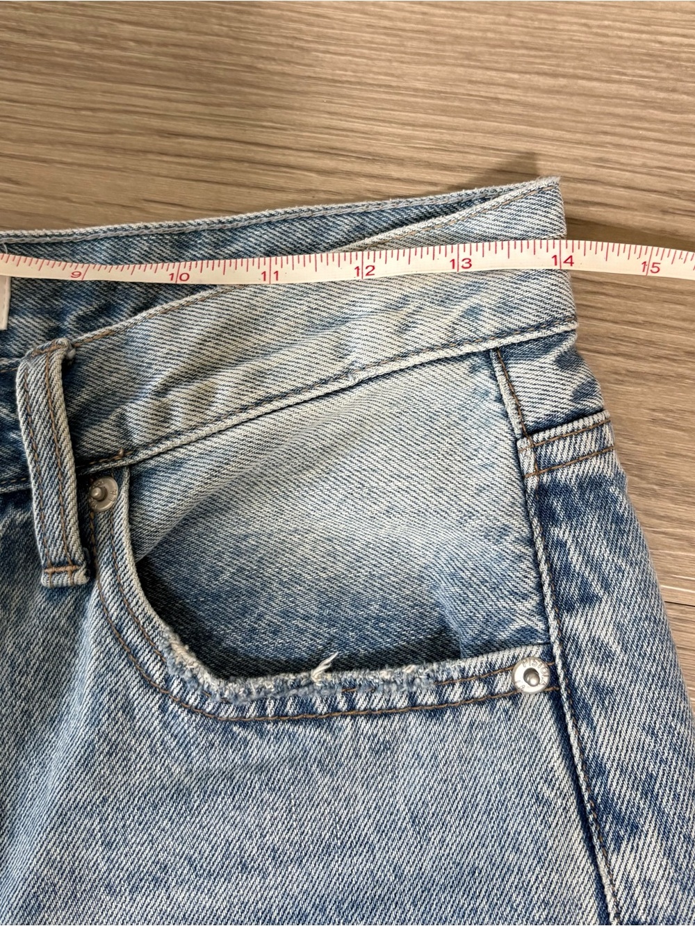 Pistola Lexi Mid Rise Bowed Straight Jeans in Bowie Light Wash Size 25 - Picture 6 of 12